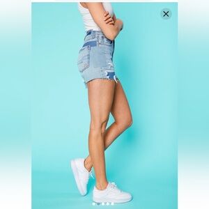 American Eagle Pride Highest Waist 90s Boyfriend Shorts Size 10